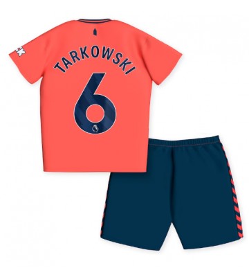Everton James Tarkowski #6 Replica Away Stadium Kit for Kids 2023-24 Short Sleeve (+ pants)